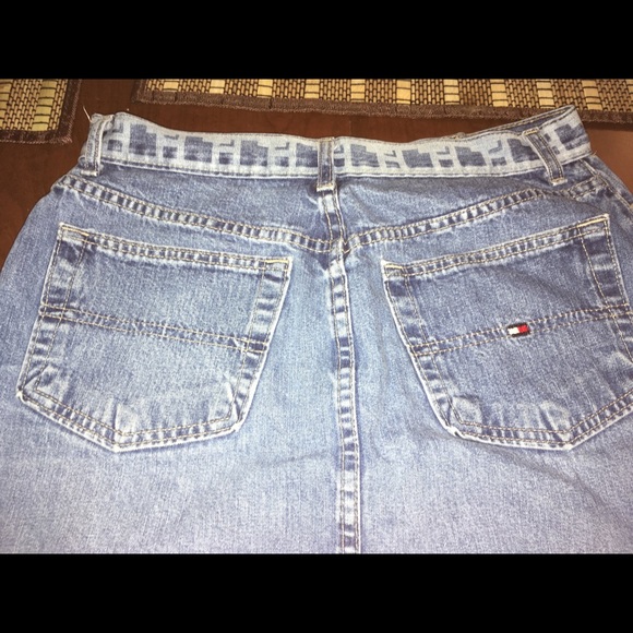 Tommy Hilfiger Vintage Blue Jean Skirt - Picture 6 of 6